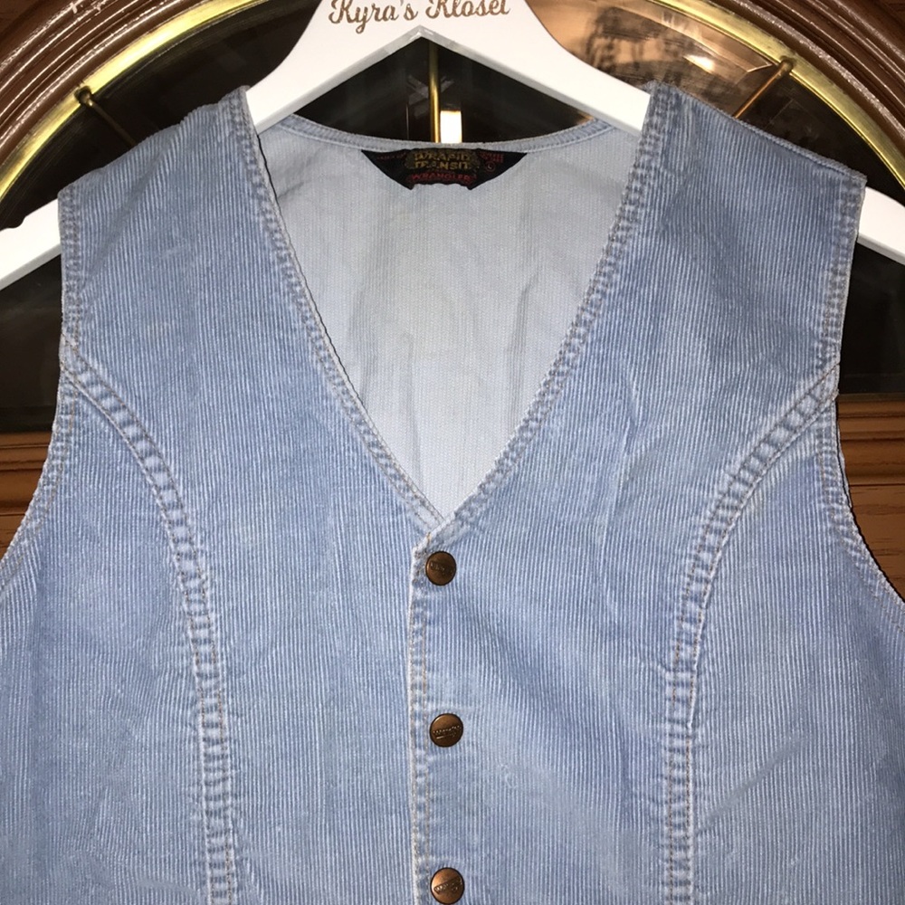 Vintage 70’s Wrangler Wrapid Transit Dusty Blue C… - image 3